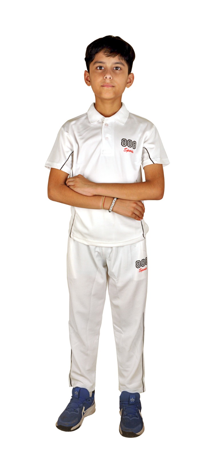 Cricket white Jersey Set