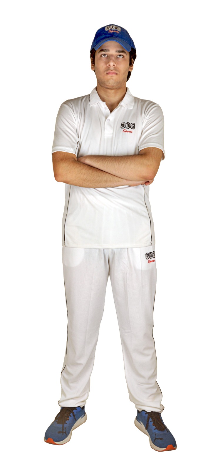 Cricket White Jersey Set